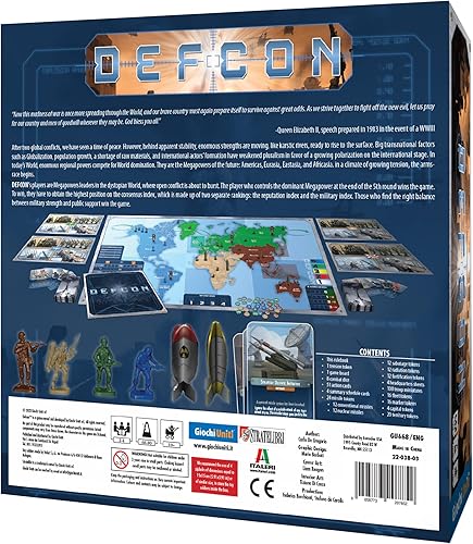 Miniatura 3 de Giochi Uniti Defcon - Juego de mesa | Juego de estrategia táctica | Juego de control de área dsytopian | Juego de guerra de nivel de entrada para