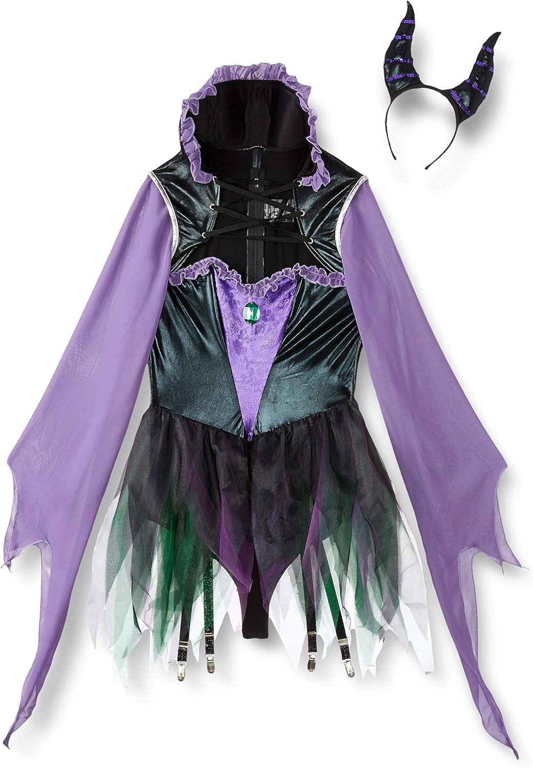 Leg Avenue Women's Maleficent Sorceress Halloween Costume Amazon.sg