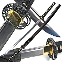 Vista 13 de Ace Martial Arts Supply Katana japonesa hecha a mano de acero al carbono, Daito Samurái, espada afilada, lista para la batalla