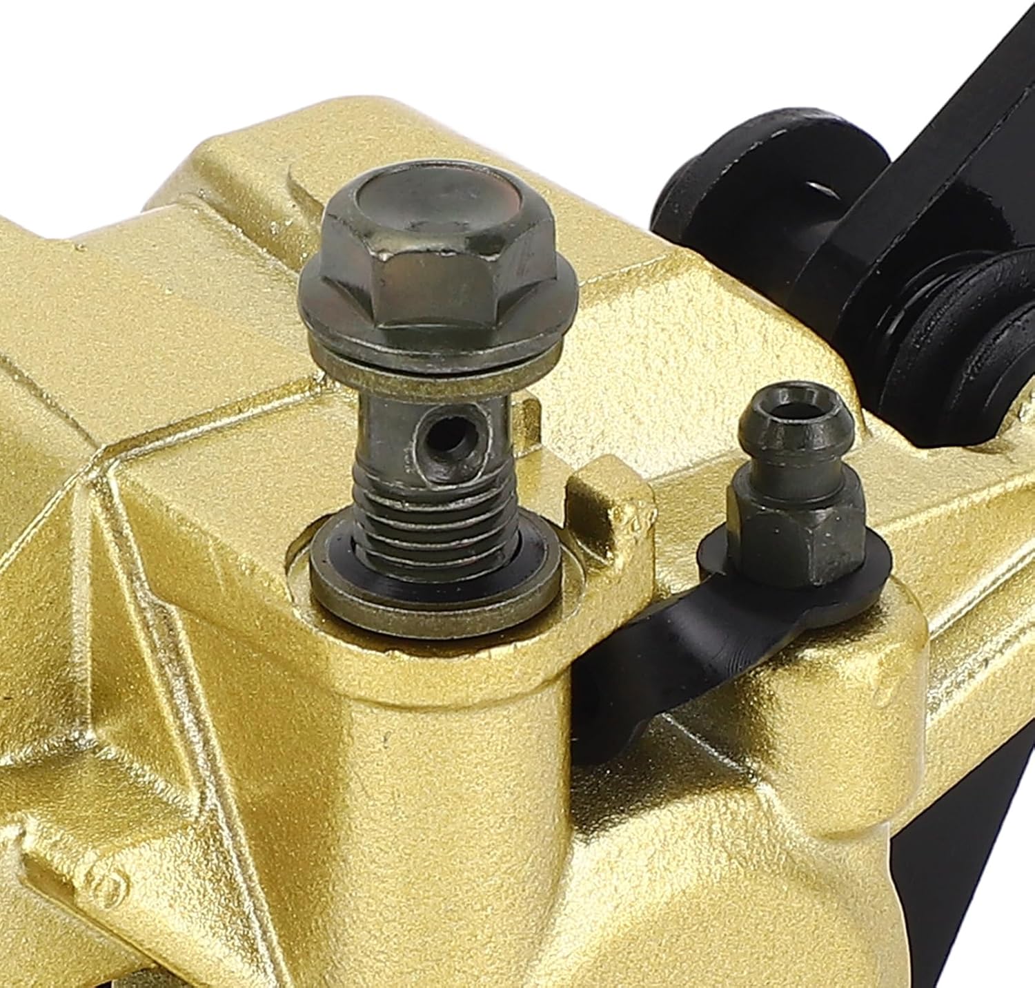 Front Brake Caliper with Brake Pad Ybr 125 Metal Enhanced Safety Easy Installation Front Brake Caliper Assembly Fit for YBR125 2007 to 2017