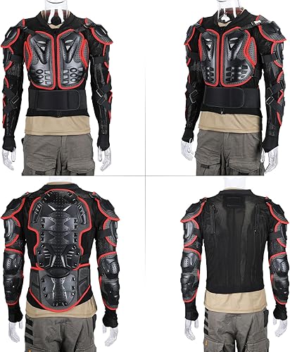 Miniatura 7 de Chaqueta protectora para motocicleta, protección para el pecho y la columna vertebral, equipo de seguridad de protección para ATV