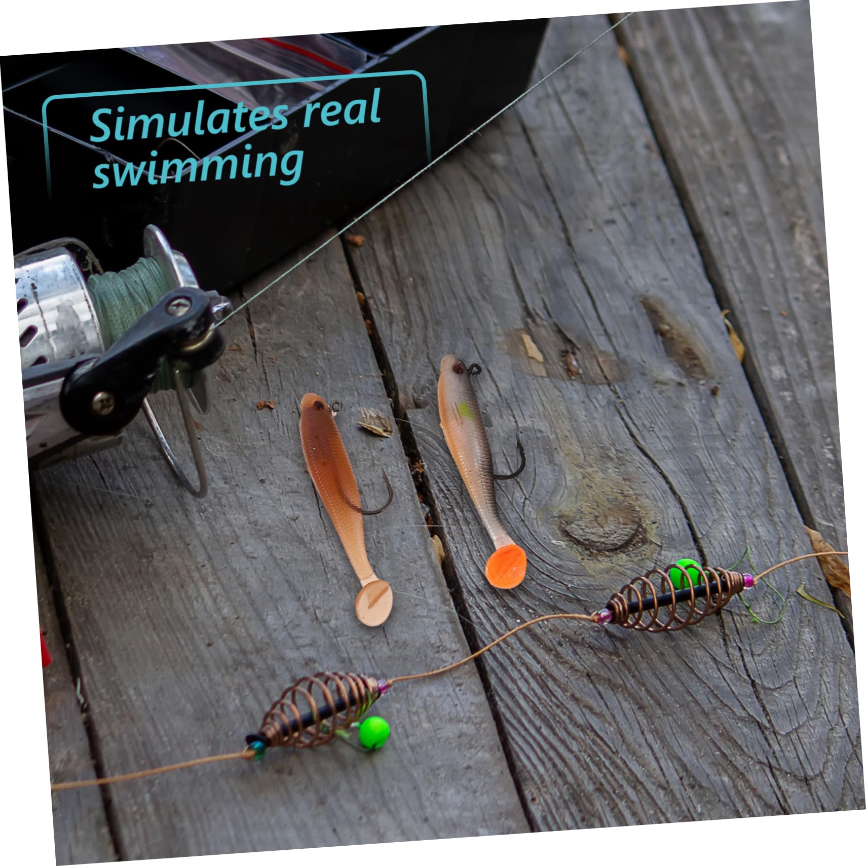 TOYANDONA Appât pour Bar Sel Chasseur Eau Salée Leurres De Basse Truite Gabarits De Pêche Leurre pour La Pêche Appâts De Pêche Appâts Professionnels Acier Inoxydable 6
