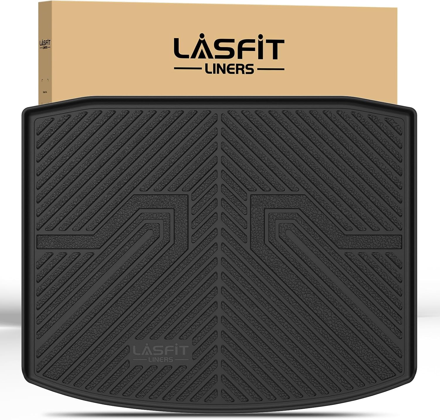 LASFIT Cargo Mat for Honda CR-V 2017-2022 (Fuel Model), All Weather Custom Fit TPE Trunk Mat Cargo Tray in Lower Position, Black 2?For Honda CR-V | 2017-2022 | Cargo Mat (Lower Position)