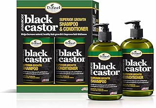 Difeel Superior Growth Jamaican Black Castor Shampoo & Conditioner 12 oz Gift Set 2-PC Boxed Set