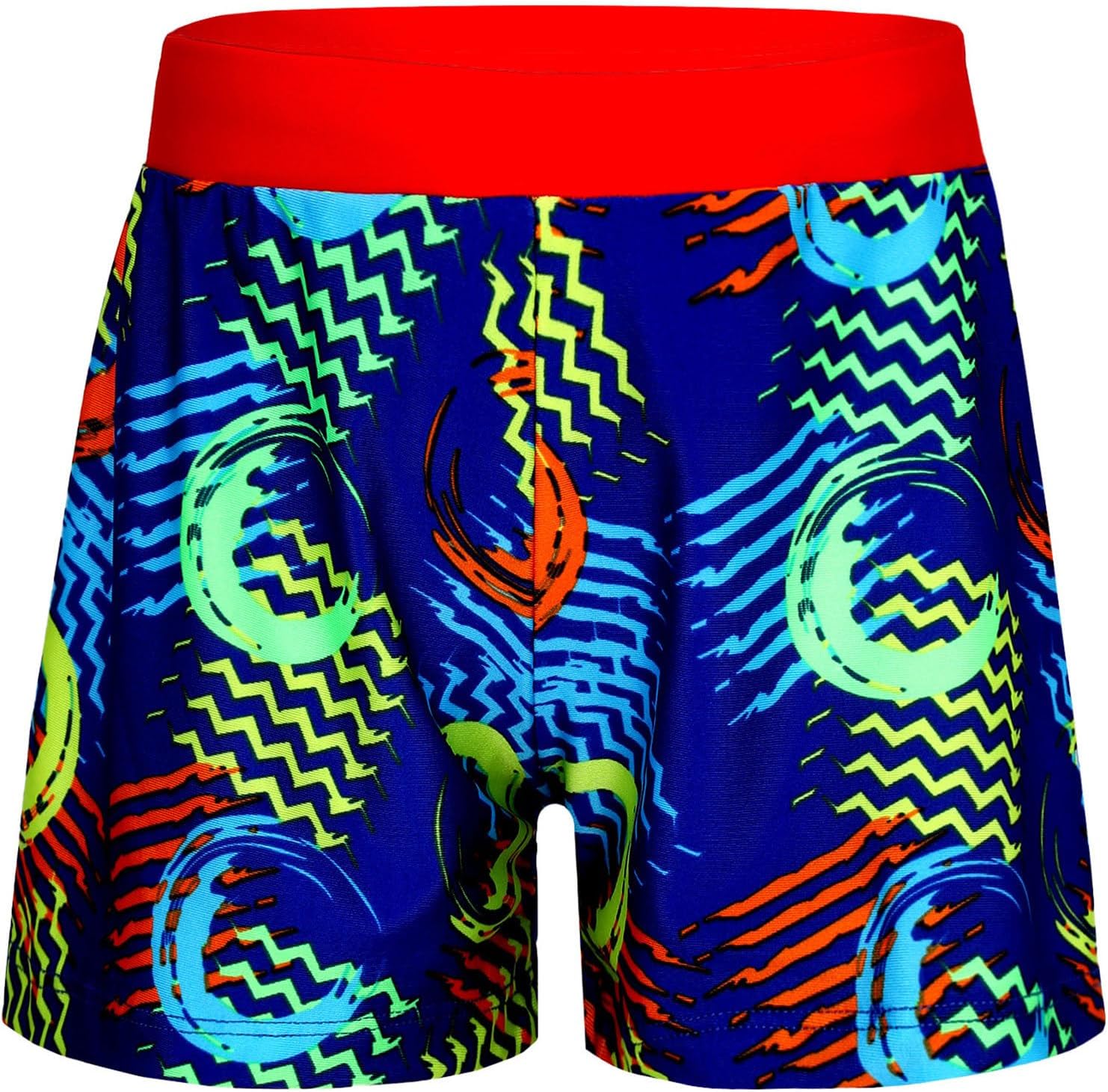 Freebily Kids Boys Elastic Waist Drawstring Swim Bottoms Beachwear Shorts Surfing Swimwear Trunks