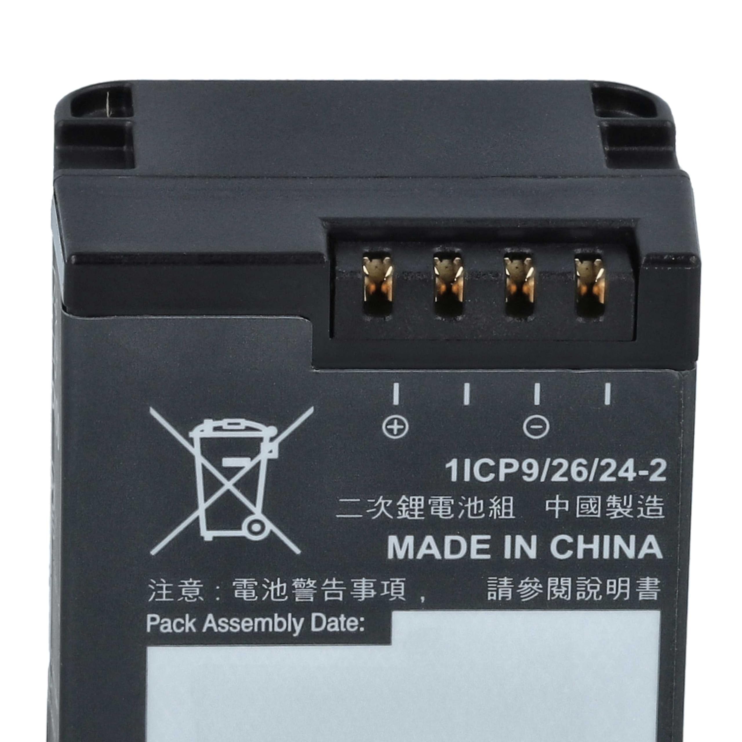 vhbw 2X Batterie Compatible avec Garmin Virb X