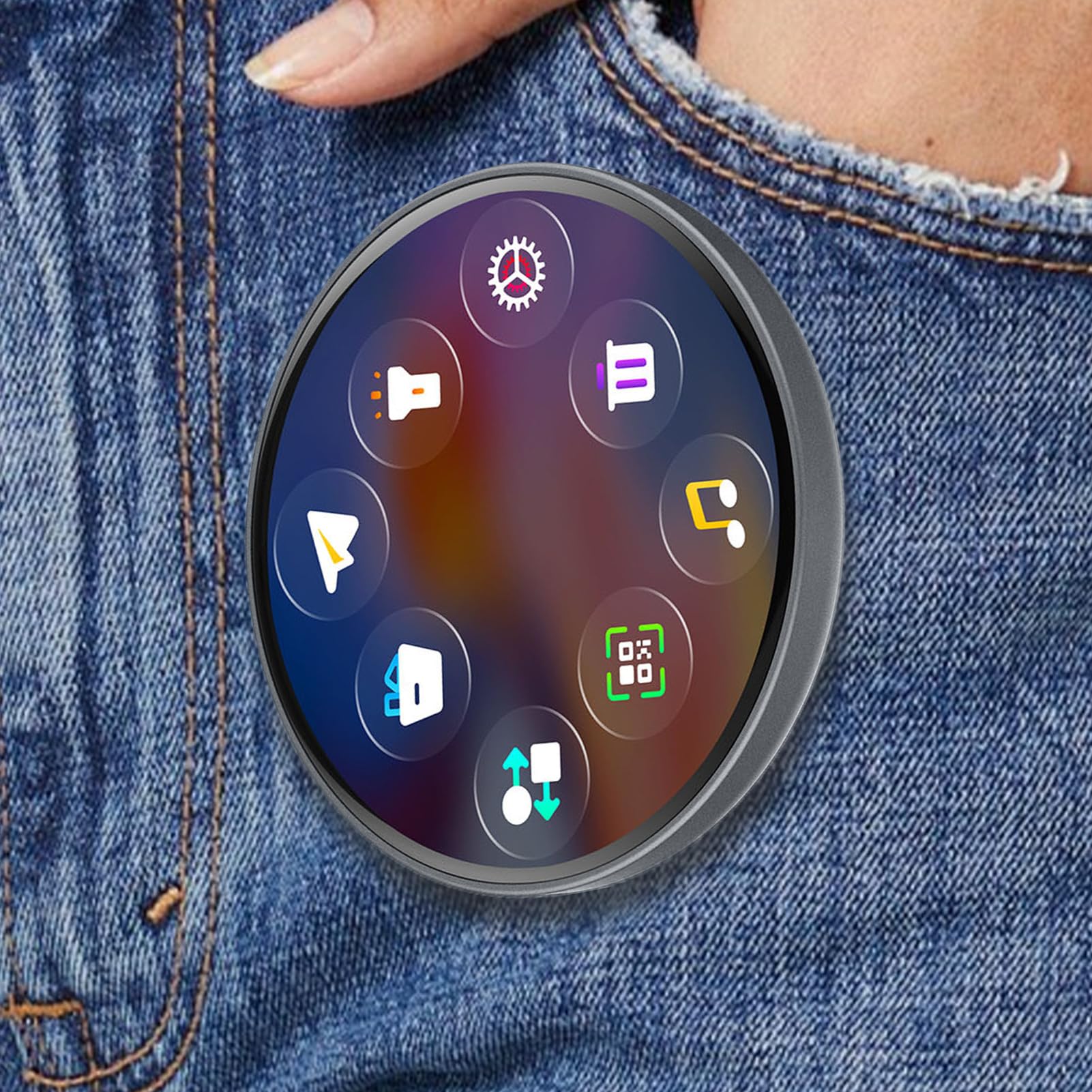 Pin electrónico con nombre – Broche de pantalla LED portátil para eventos, cuerpo ligero con batería recargable USB, dispositivo de marketing de mensajes, pantalla de mensajes de desplazamiento