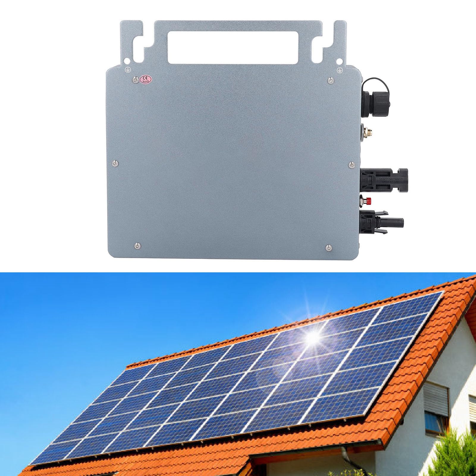 Generic Micro Inverter Solare Monofase da 350 W con Monitoraggio Remoto e Controllo Tramite App per Uso Esterno