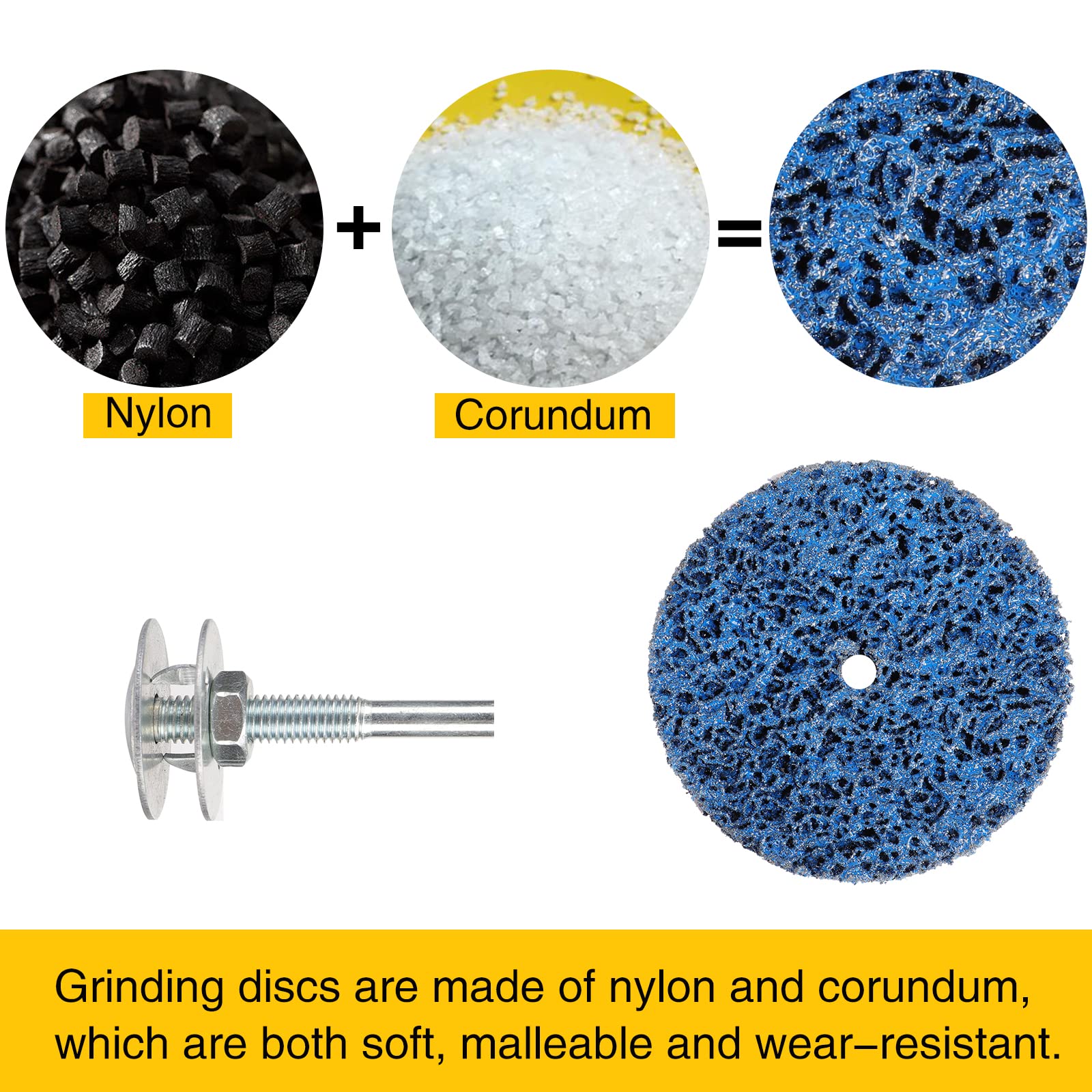 10 PZ SPAZZOLE Ruote Smerigliatrice Trapano Lucidante Feltro Lana 25 Mm Con HaEL EUR 5,11