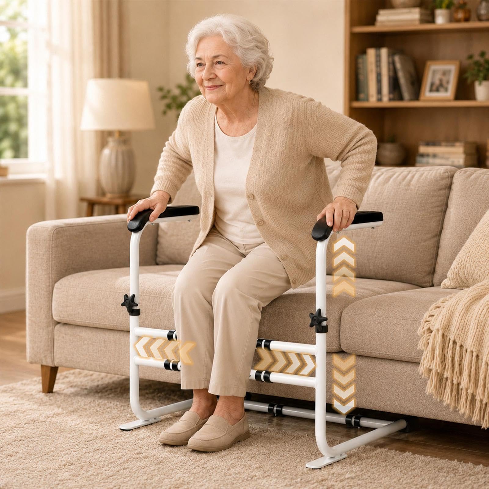Ausilio Per Stare In Piedi Sul Divano Per Anziani Ausilio Per Camminare Per Anziani, Capacità Di Carico 204 Kg, Altezza 6, Larghezza 3, Ausilios Per Sollevare Il Divano, Antiscivolo, Pazienti Disabili
