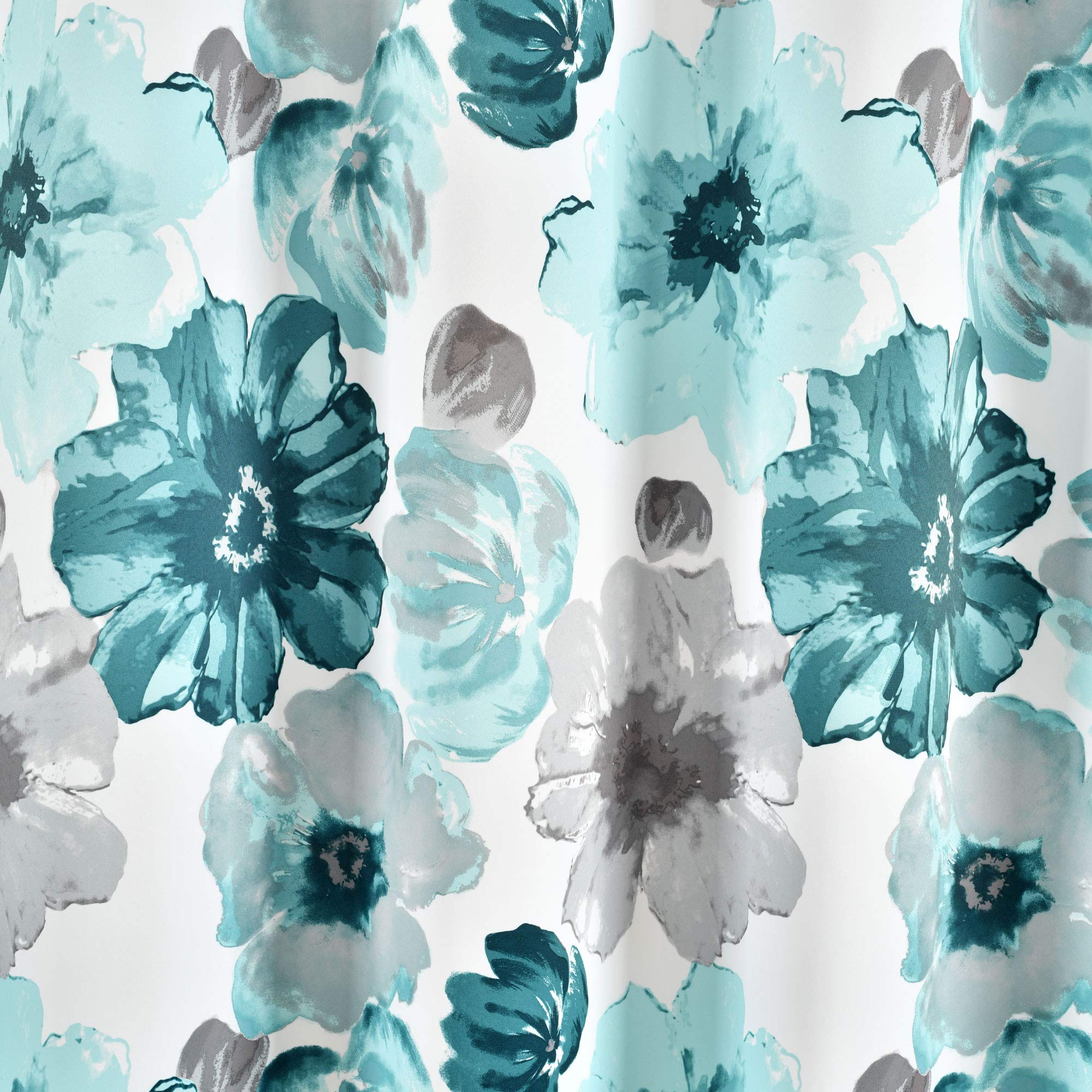 Lush Decor Leah Room Darkening Window Curtain Panels Blue 52X108 Set, W 52" x L 108" (2 Panels) - Image 3