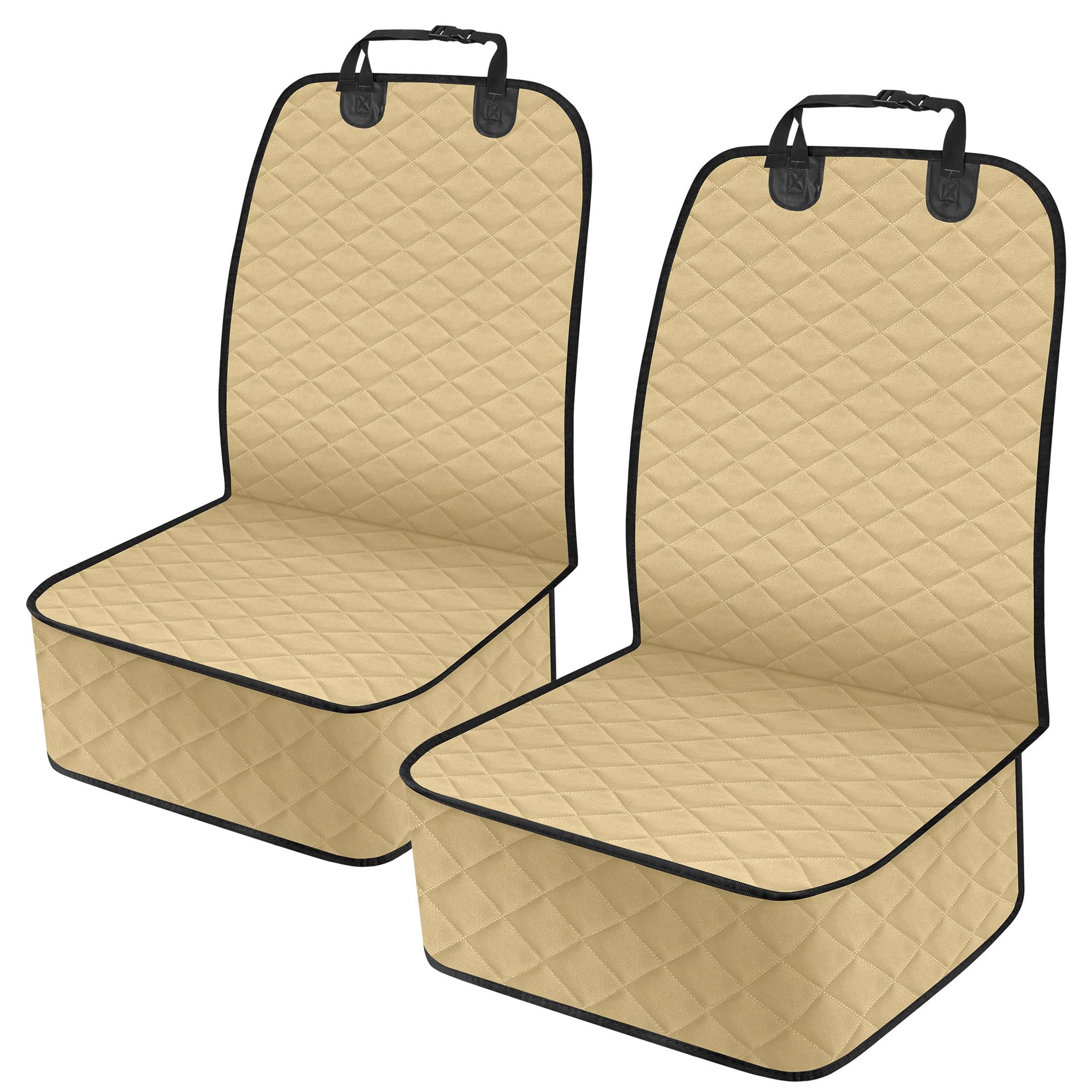 2-Pack Waterproof Dog Car Seat Cover For Front Seats – Non-Slip, Scratch-Proof, Fits Cars, Trucks & SUVs