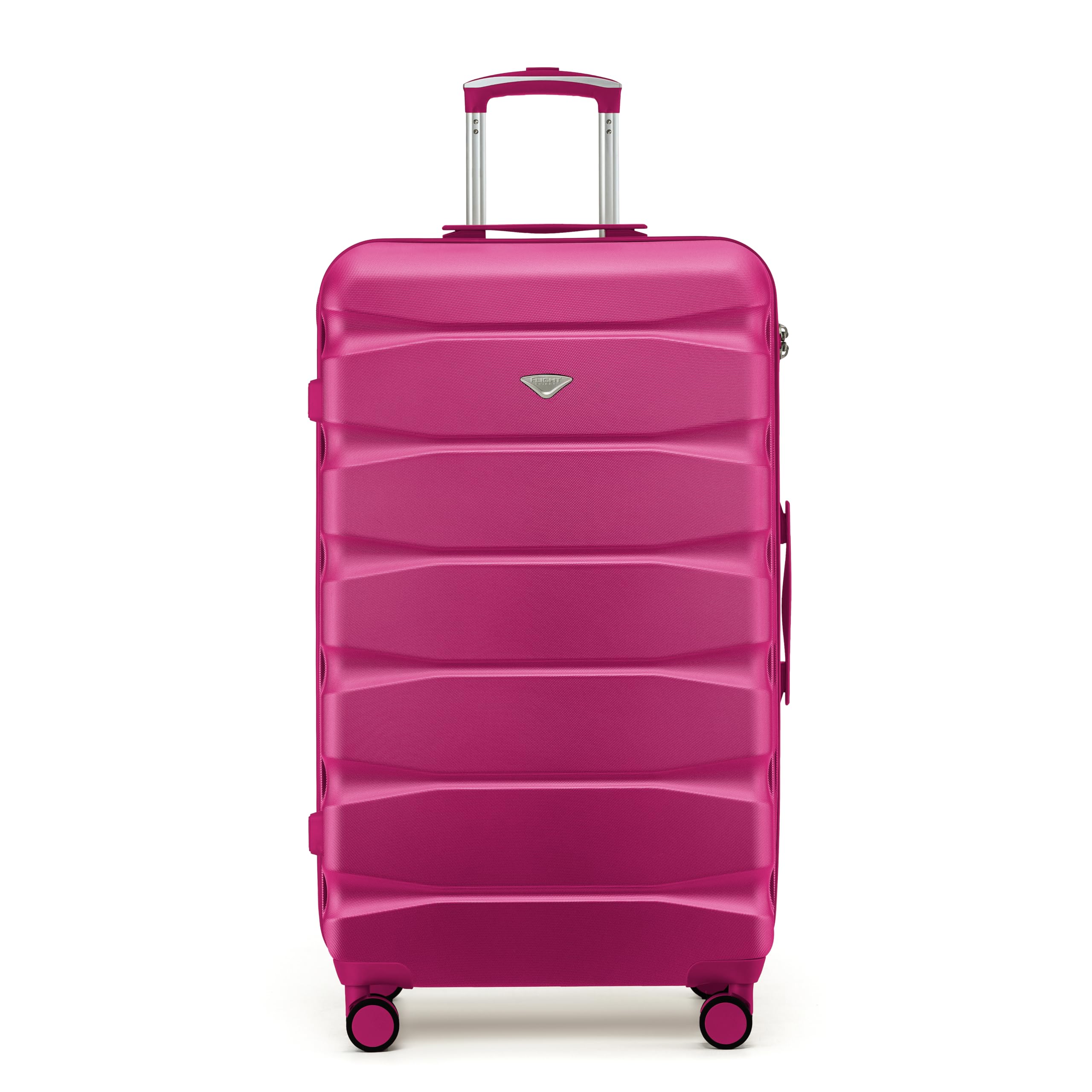 Flight Knight Lightweight 4 Wheel ABS Hard Case Medium Suitcase Approved for Over 100 Airlines Including easyJet, British Airways, Ryanair, Jet2, Emirates & Many More - Check-in Medium Size 25" — view 179