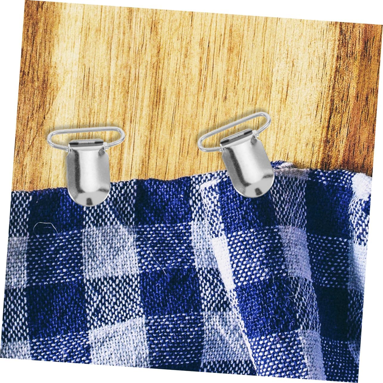 Zerodeko 25pcs Metal Suspender Clips Sheet Grippers Bed Sheet Fasteners for Tablecloths Mattress Covers Sofa Cushions Easy to Attach Versatile DIY Accessories
