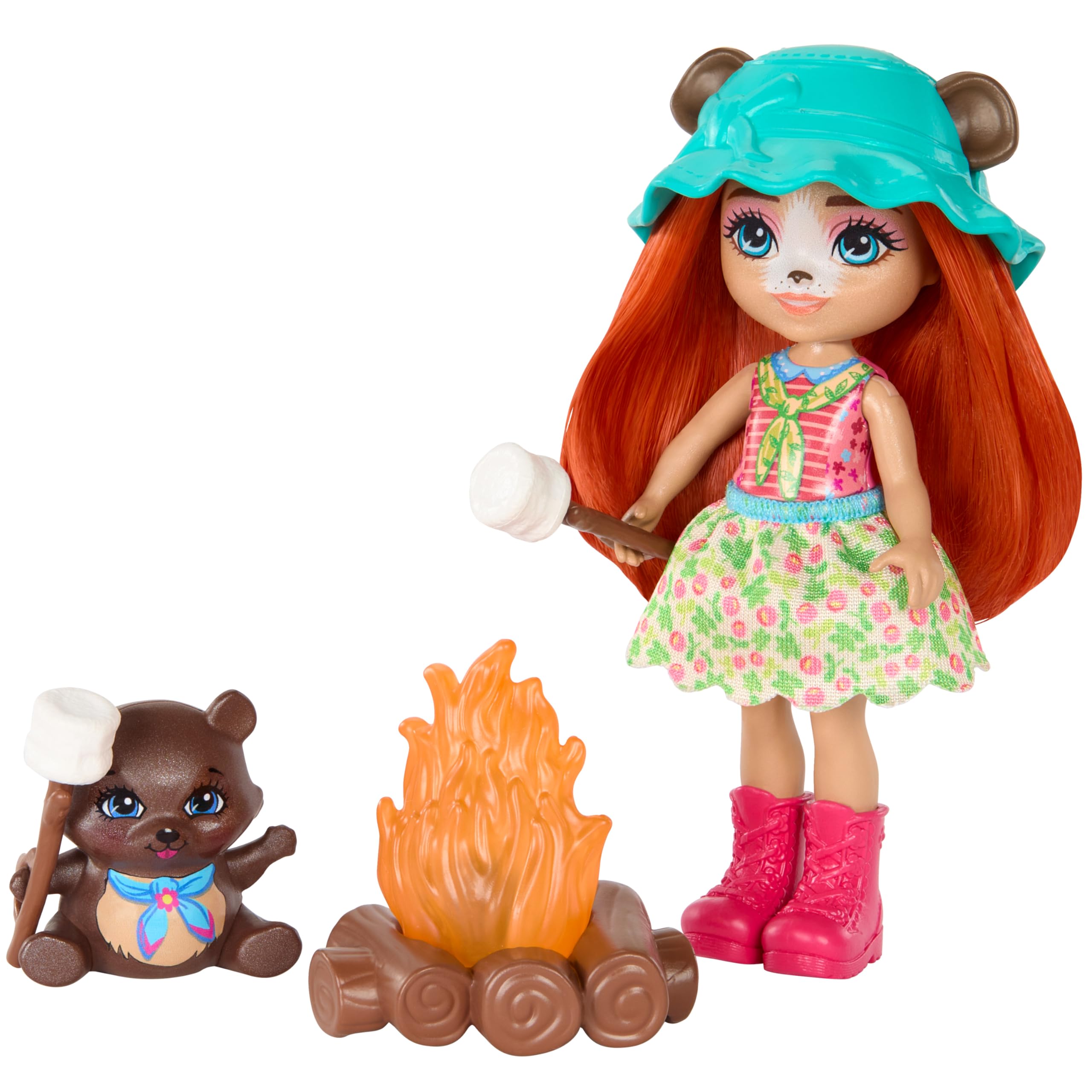 Enchantimals, Coccole Camping Tent, Playset with Doll and a Puppy Friend, Tent, Sleeping Bag - Image 2
