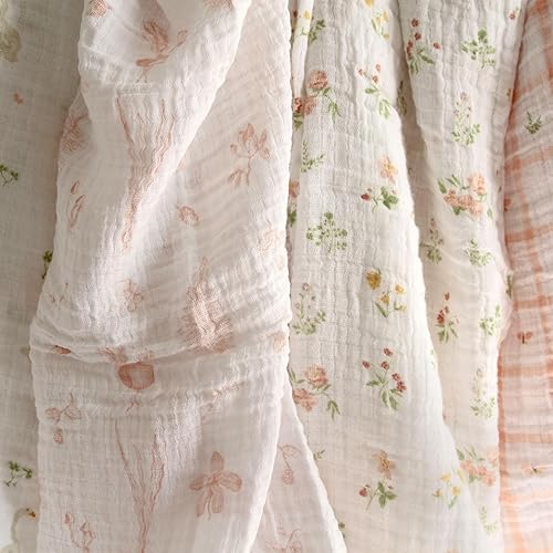 Miniatura 4 de aden + anais Essentials - Manta de muselina para bebé, manta de recepción para recién nacido, 100% algodón, envoltura para bebé, paquete de 4,