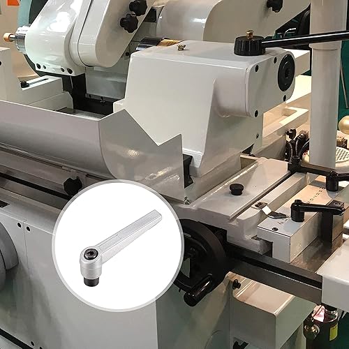 Miniatura 4 de uxcell M8 manija ajustable palanca de sujeción rosca botón trinquete hembra roscado perno 3 piezas