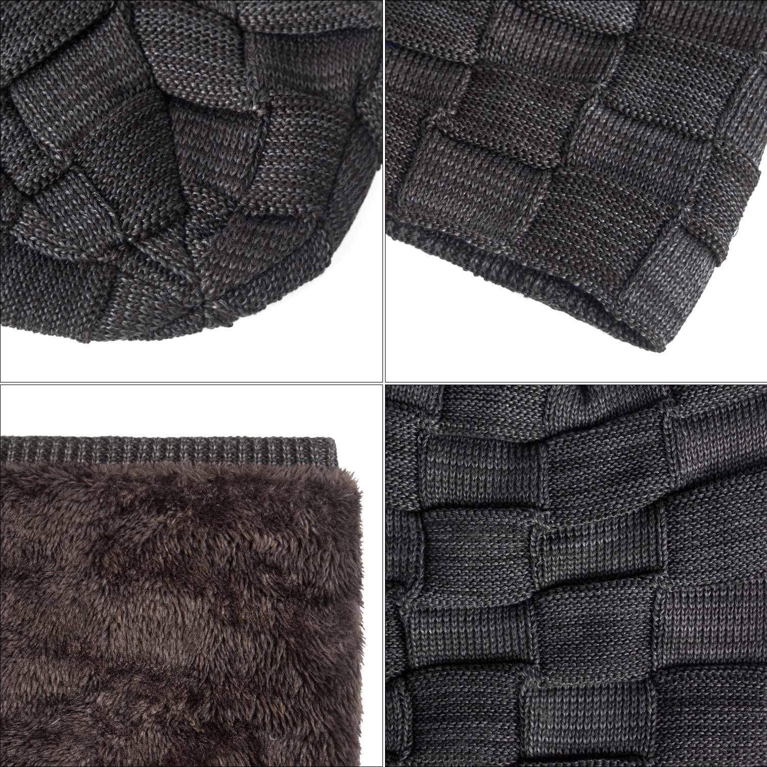 Ousipps 2 Pack Winter Hats for Men Women, Baggy Mens Beanies for Winter Ski Snow Skull Hats Black Beanie for Men and Women : Clothing, Shoes & Jewelry