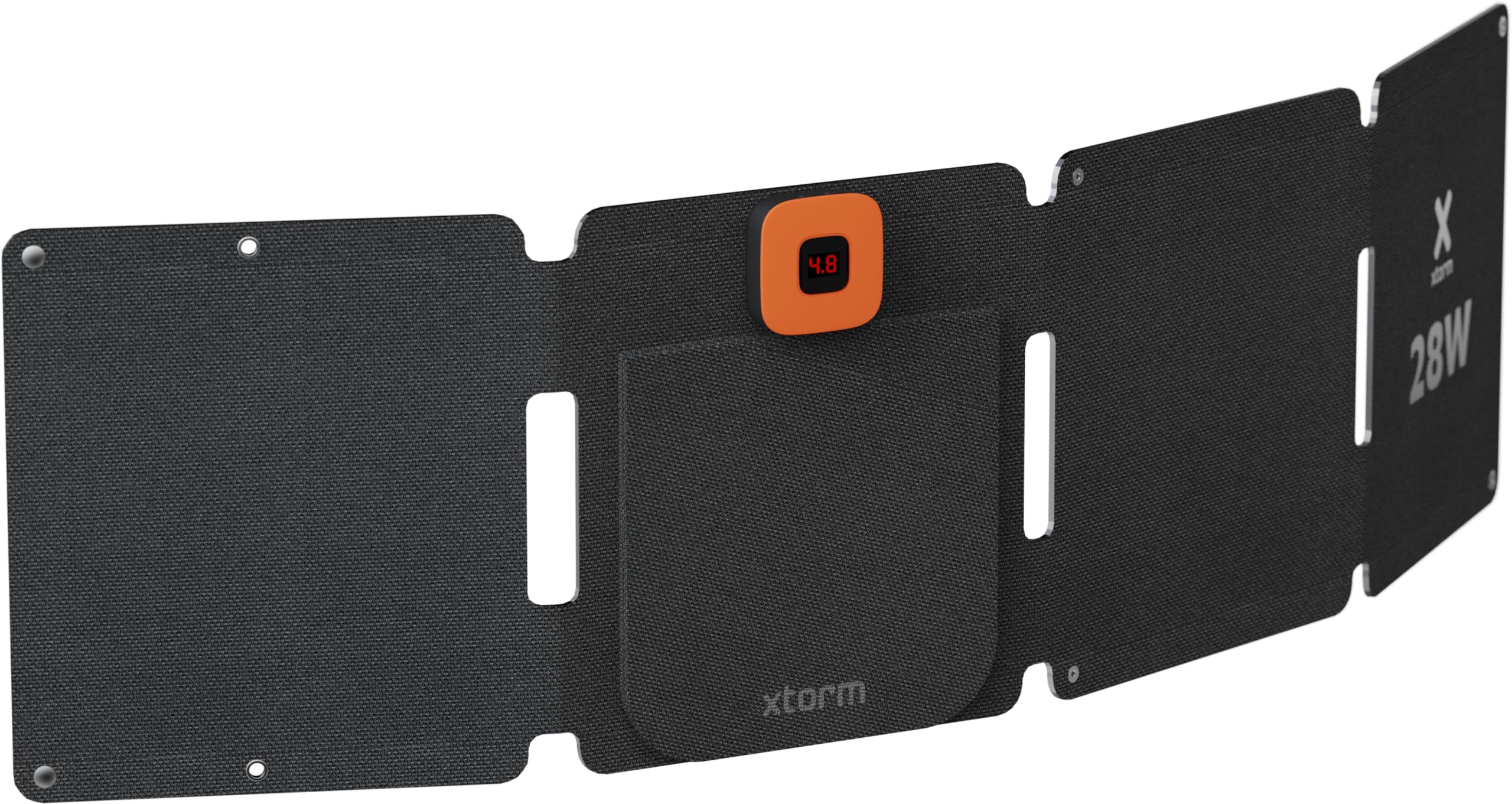 Xtorm SolarBooster, Panneau Solaire de 28W, Pliable, Panneau Solaire Portable, Panneau Solaire Flexible, Monocristallin EFTE, Extérieur, Énergie Solaire