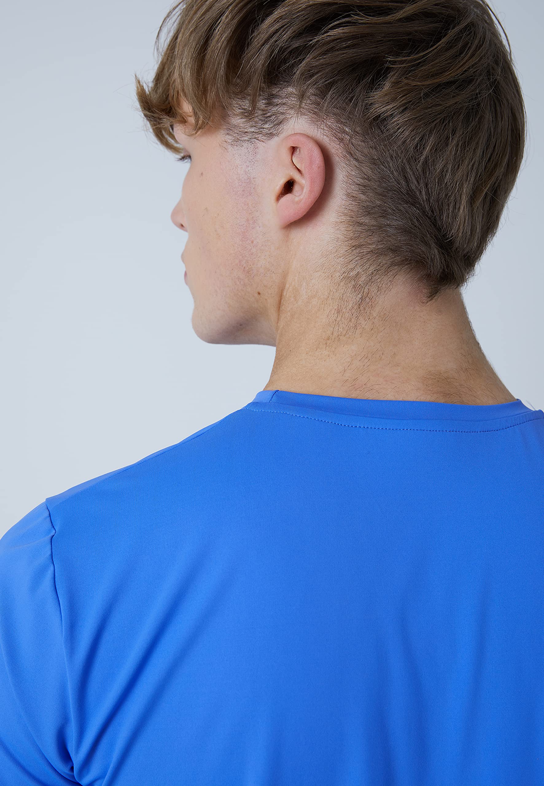 Sportkind Jungen & Herren Tennis, Padel, Running, Fitness Rundhals T-Shirt, atmungsaktiv, UV-Schutz UPF 50+, Kurzarm