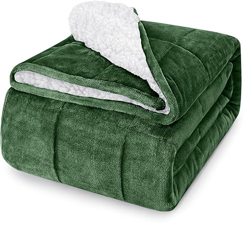 Miniatura 83 de yescool - Manta con peso, 20 libras, para adultos, fresca, transpirable, con cuentas de cristal prémium, lavable a máquina, para dormir, 190-210