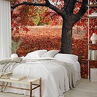 Vista 82 de artgeist Mural de Pared Forestal 154x122 pulg - Adhesivo de Pared Autoadhesivo para Despegar y Pegar, Adhesivo de Pared, Adhesivo de Foto