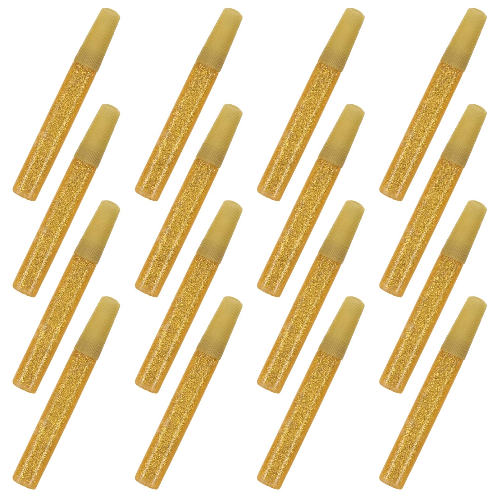 Goldene Glitzerklebestifte für Kinder 50 Stück Feine Verarbeitung und Sanfte Anwendung zum Zeichnen und Basteln mit Glitzerndem Kleber