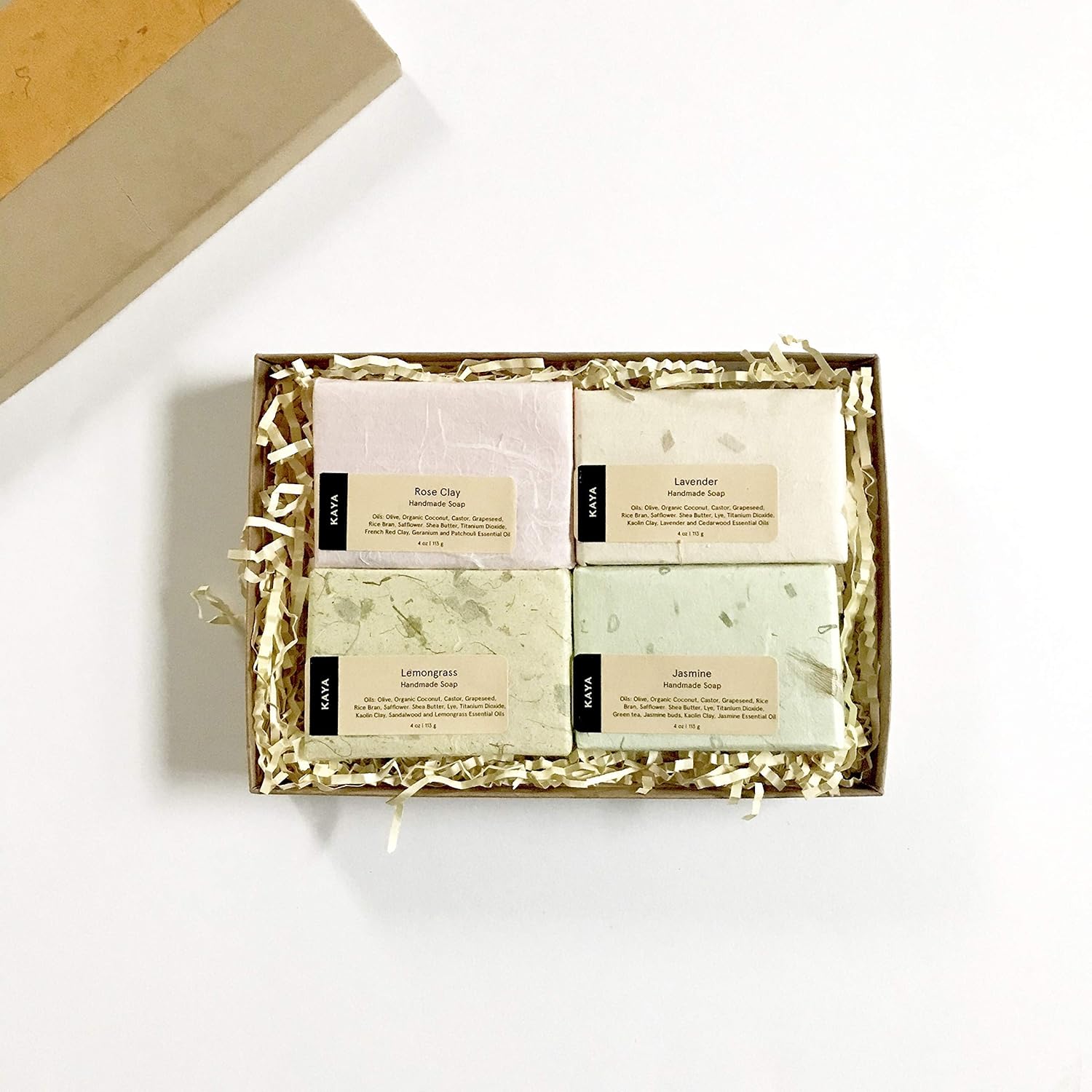 Handmade Soap Gift Set | Rose | Lavender | Lemongrass | Jasmine | Gift for mom | Thanksgiving Christmas Gift