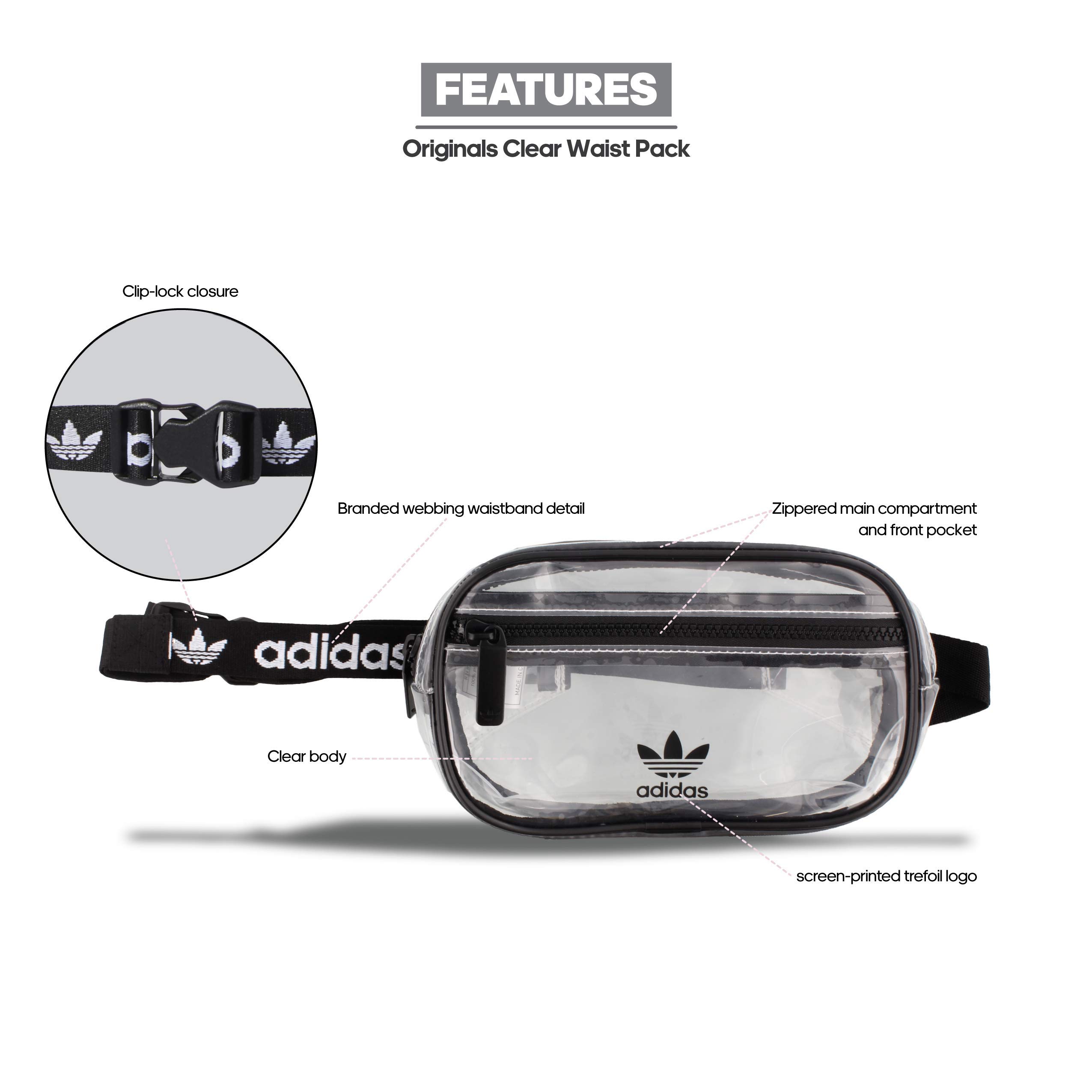 clear fanny pack adidas