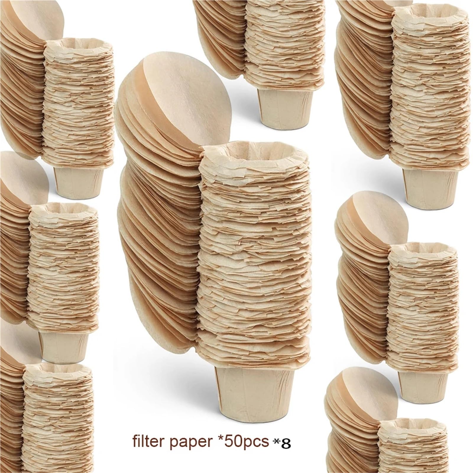400er-Pack Kaffeefilter, Pappbecherdeckel, Kaffeefilter