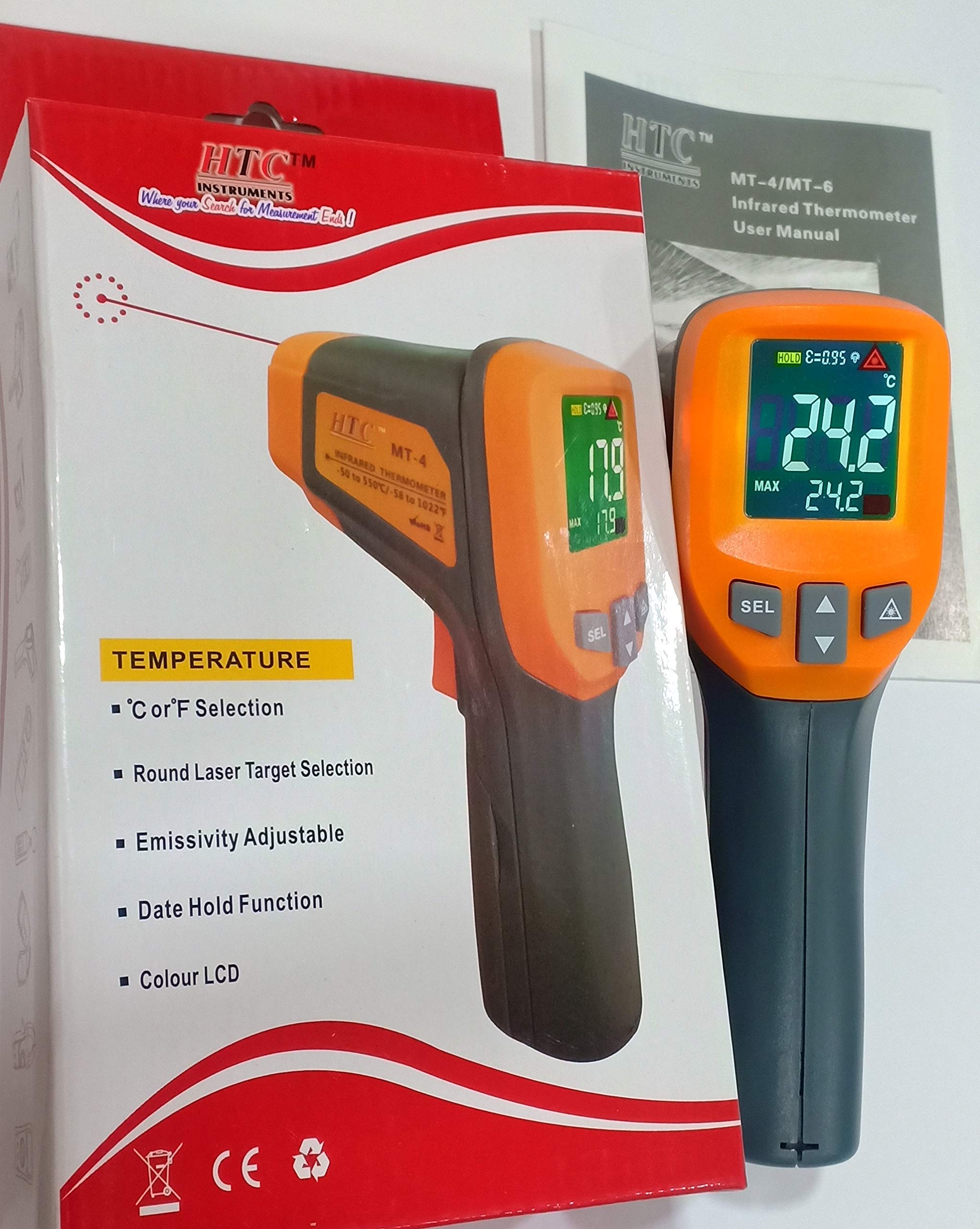 HTC NEW MT-4 Digital IR Infrared Thermometer -50°C~550°C(-58°F~1022°F)