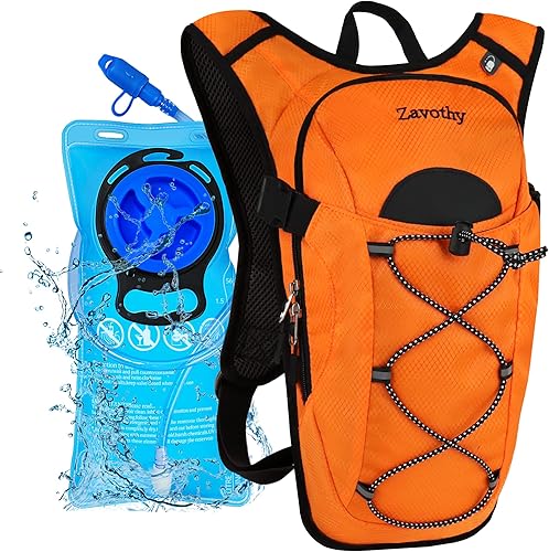 Miniatura 14 de Zavothy Hydration Backpack with 2L Hydration Bladder Water Backpack for Hiking Hydration Pack for Running Cycling Hiking