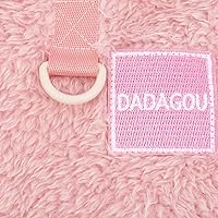 Vista 5 de Zunea Suéter de forro polar para perro, abrigo cálido de invierno para perros pequeños, ropa suave y mullida para cachorros con anillo en D