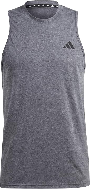 adidas Mens Training Essentials Feel Ready Logo Sleeveless T-Shirt
