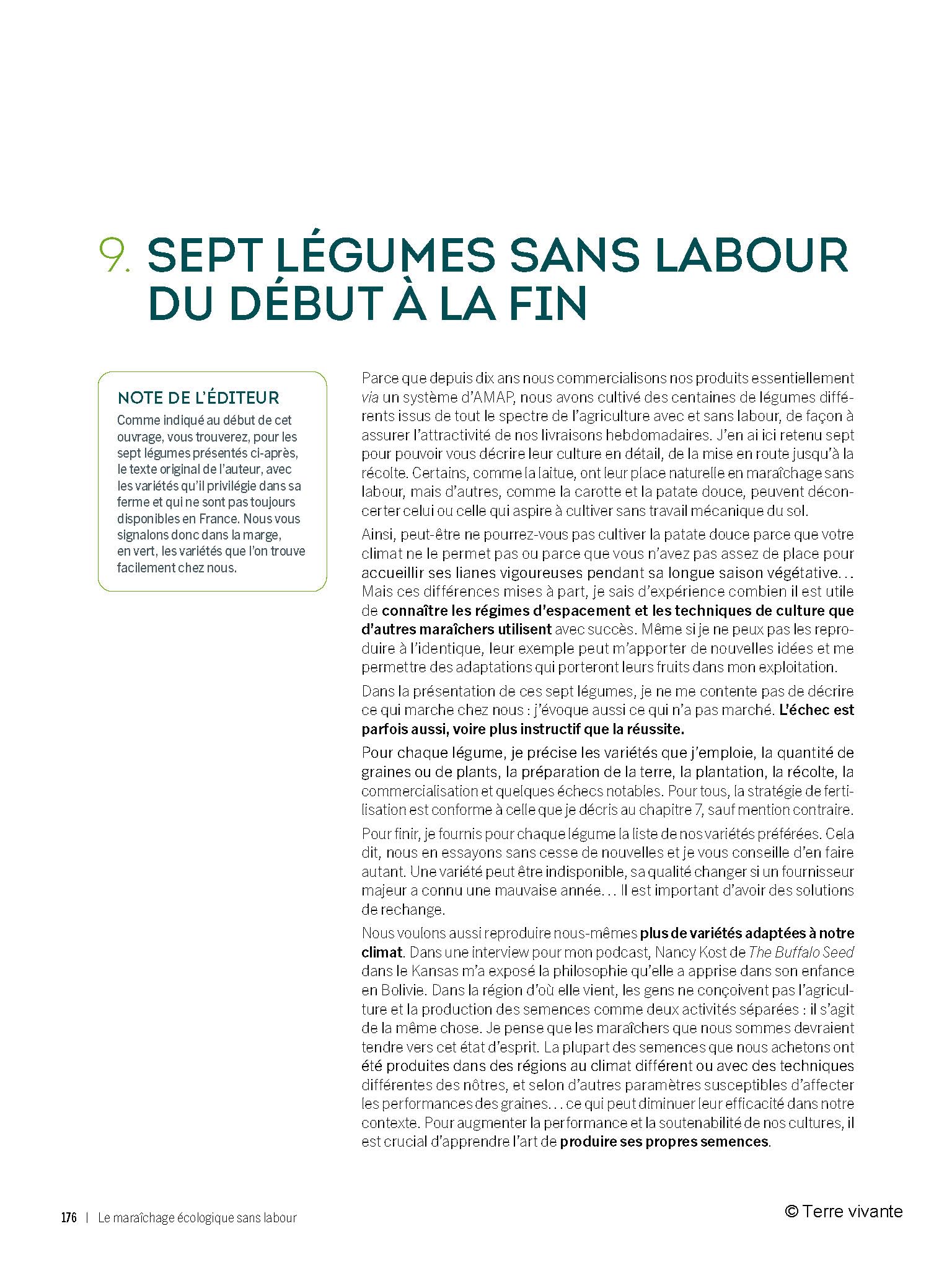 Le maraîchage écologique sans labour: Mieux produire grâce à un sol vivant