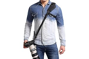 waka Camera Neck Strap - DSLR/Mirrorless Camera Strap with Quick Release & Safety Tether