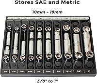 Vista 3 de Organizador de soquetes, color negro.