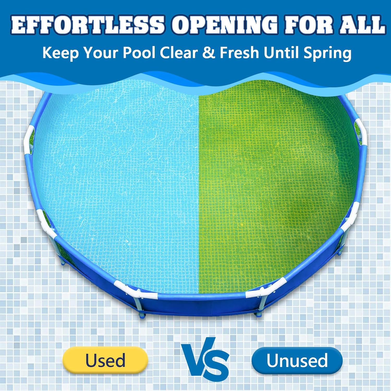 Pool Closing Kit for Above Ground, 3 in 1 Pool Winterizing Kit, Easy to Use Pools Closing Chemicals, Above Ground Winterizing Kits for Saltwater & Inground Pools, Up to 15,000 Gallon (16.9 OZ) - Image 3