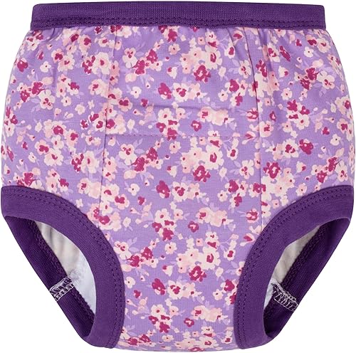 Miniatura 6 de BIG ELEPHANT Pantalones de entrenamiento para niños pequeños, ropa interior absorbente de algodón suave para bebés niños y niñas