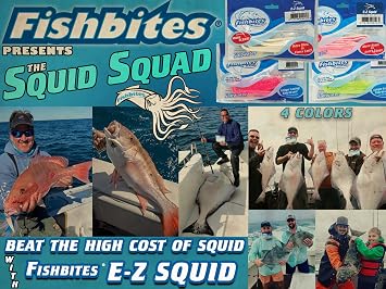Fishbites EZ Squid - Fast Acting