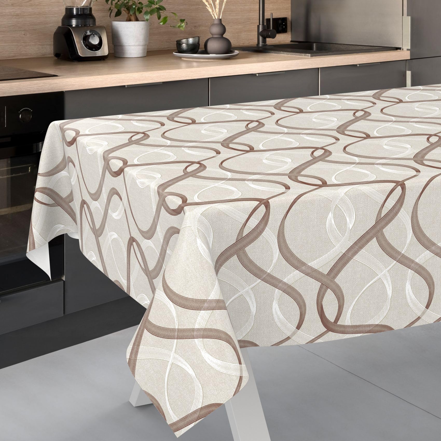 Anro Nappe De Table En Toile Cirée Motif De Maison De