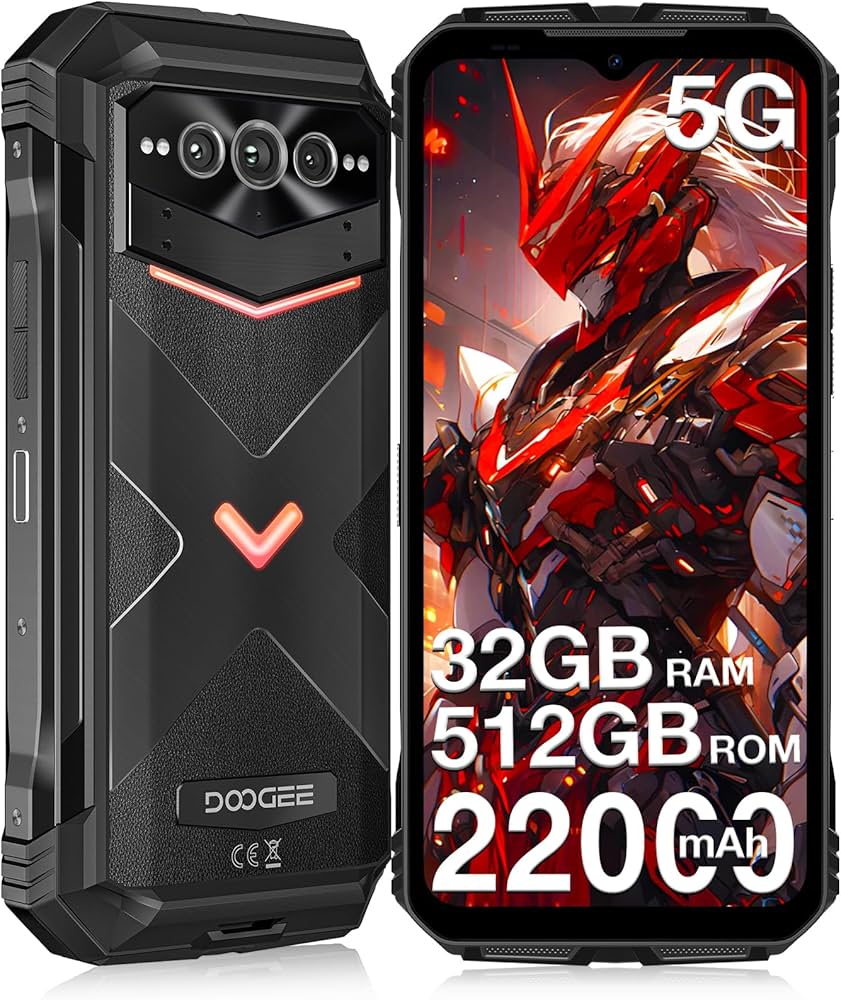 DOOGEE NFC対応スマートフォン 32GB RAM 128GB ROM Amazon.com: DOOGEE V MAX Pro(2025) 5G Rugged Phone,22000mAh,32GB+