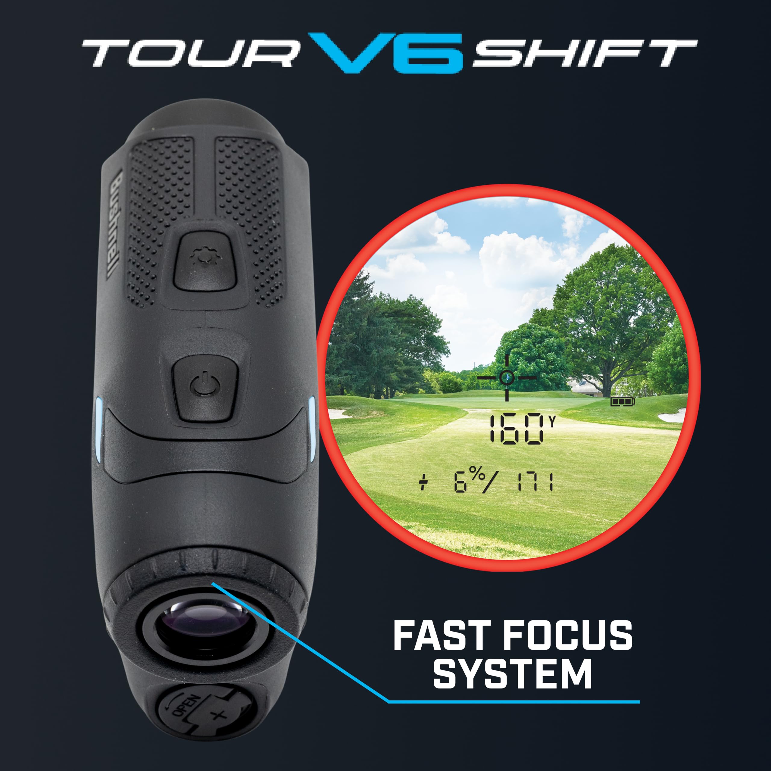 Bushnell Golf Tour V6 Shift Schwarz