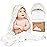 KeaBabies Hooded Baby Towel for Newborn - Viscose Derived from Bamboo Large Baby Bath Towels with Hood for Boys, Girls, Toddler, Extra Absorbent & Soft Newborn Bath Essentials (Wildwood, Regular)