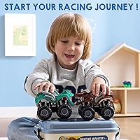 Vista 7 de JOYIN Kids Craft Kit Build & Paint Your Own Monster Car Art & Craft Kit DIY Toy Set Make Your Own Monster Friction Powered Truck, Presents for Kids