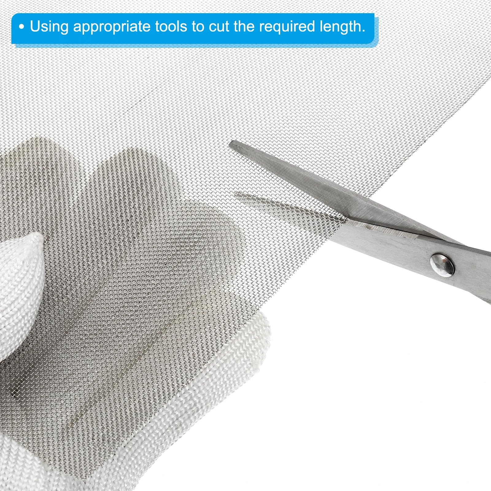 PATIKIL Maille en Acier Inoxydable 316L Tissée, 30 Mailles, 40"L x 10"W, pour Filtre d'Aération de Fenêtre, Couverture de Sécurité, Clôture pour Animaux