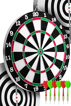 ift Tarafl  Dart Tahtas  Seti  elik Oklu Dart Hedef Tahtas  Oyunu Tak m  Dart Seti