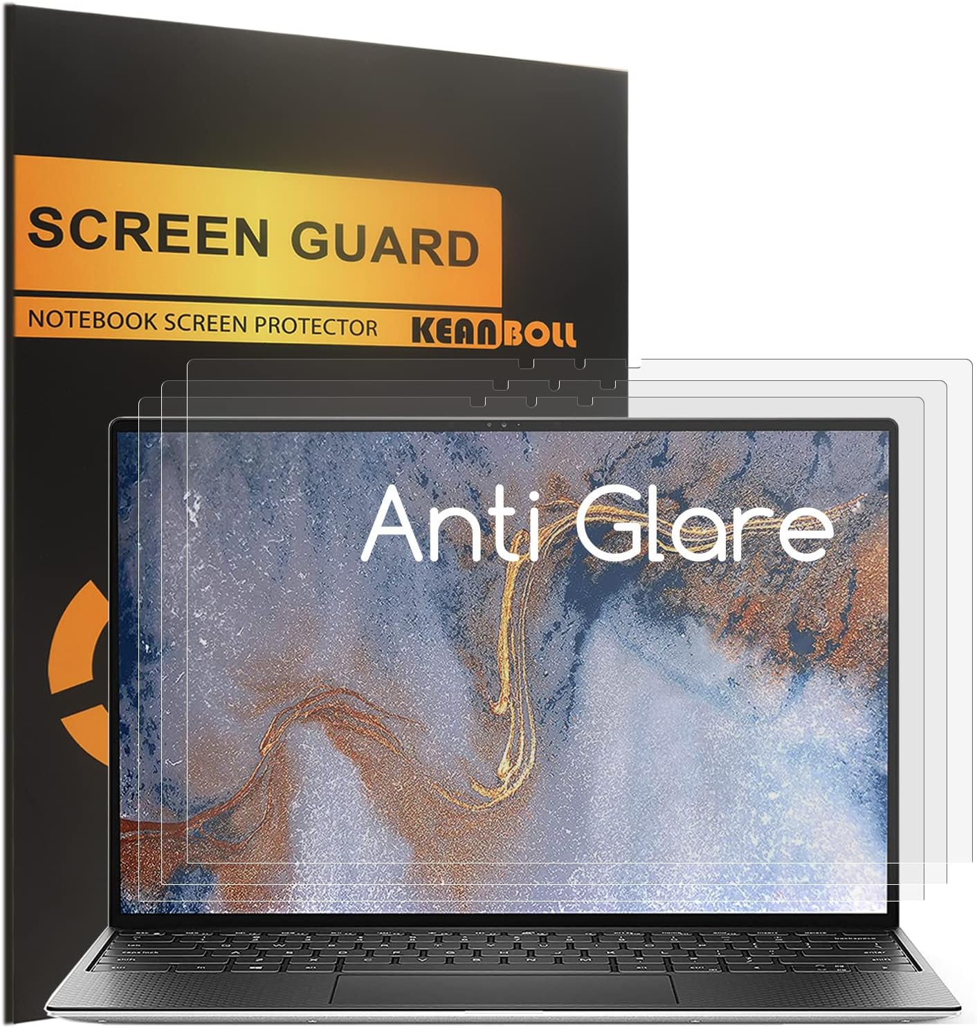 KEANBOLL 3-Pack Anti Glare Screen Protector for Dell XPS 13 9300 & Dell XPS 13 9310 Laptop,(13.4 inch) Anti Fingerprint (Matte) Shield
