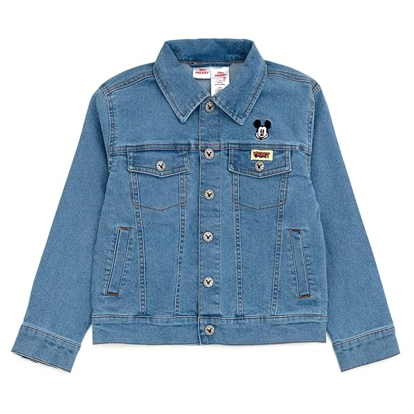Disney Mickey Mouse Denim Jacket Overalls Shortalls Pants Infant to Big Kid