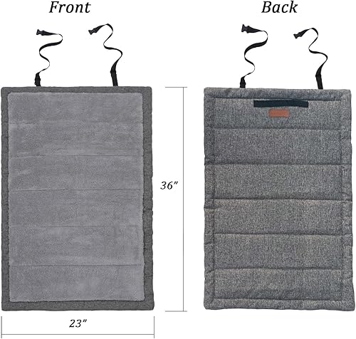 Miniatura 8 de vmgreen Cama para perros al aire libre, alfombrilla portátil de viaje para perros, equipo de campamento para mascotas, almohadilla de jaula con asas